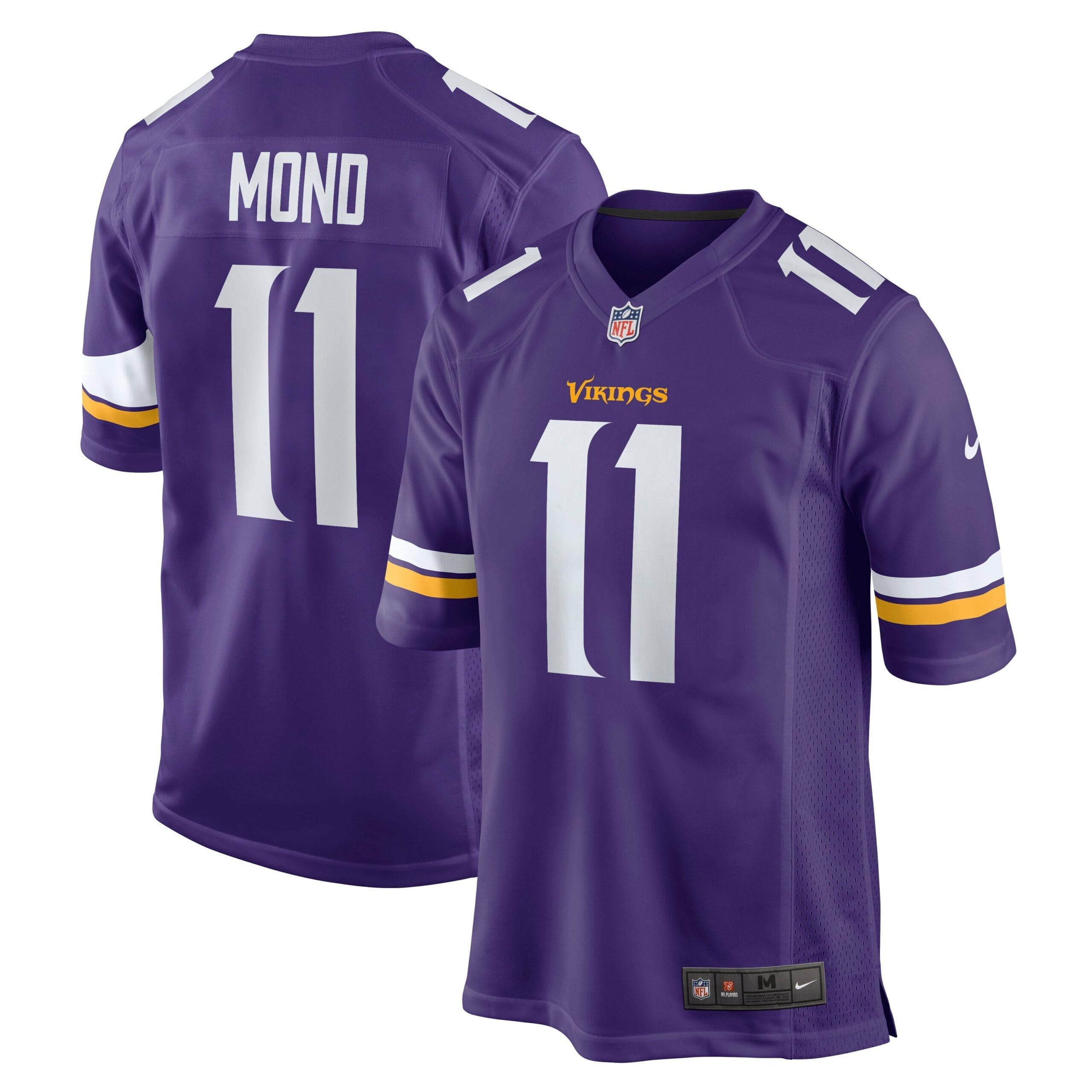 Men s Nike Kellen Mond Purple Minnesota Vikings Game Jersey