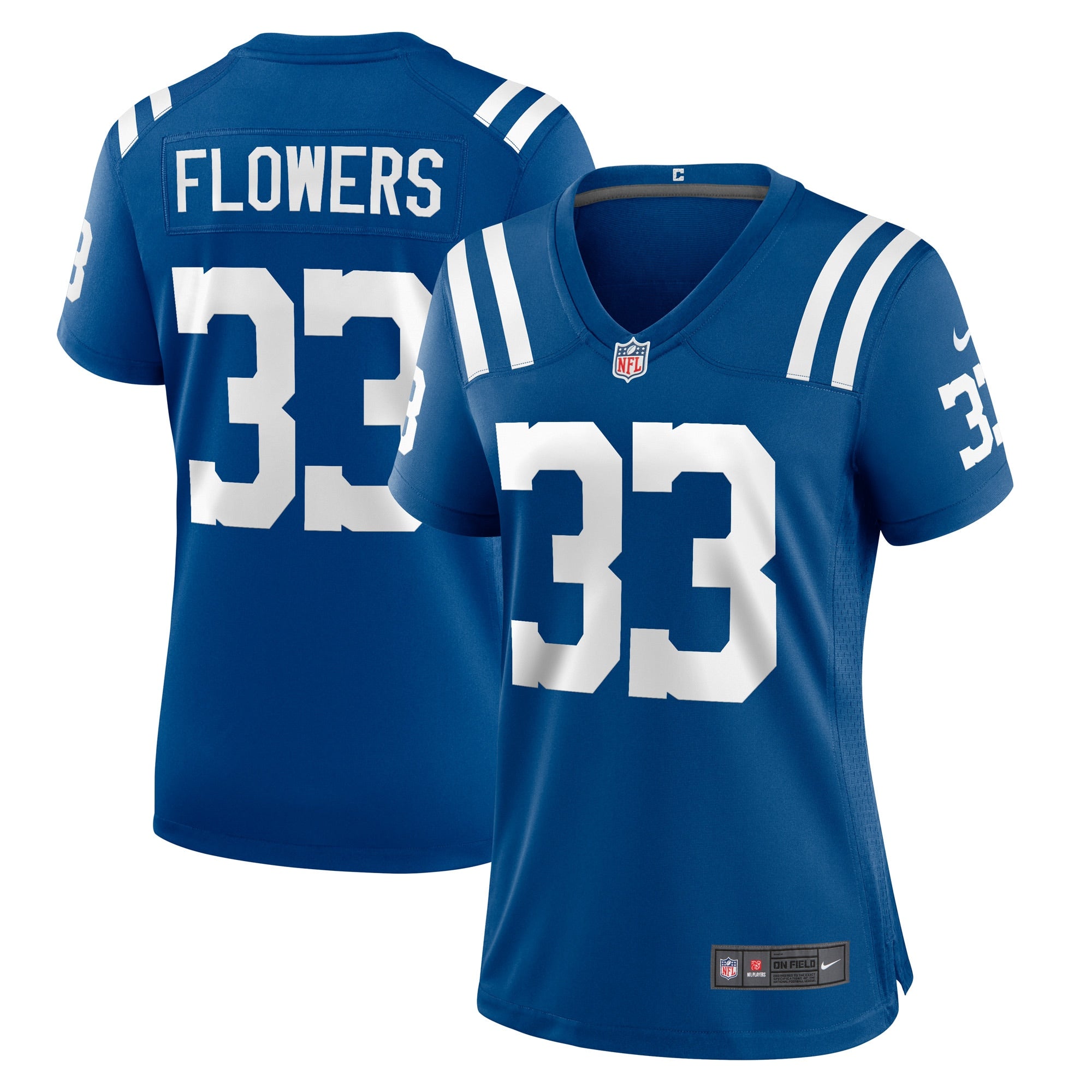 Dallis Flowers Indianapolis Colts Nike Women s Game Player Jersey   Royal