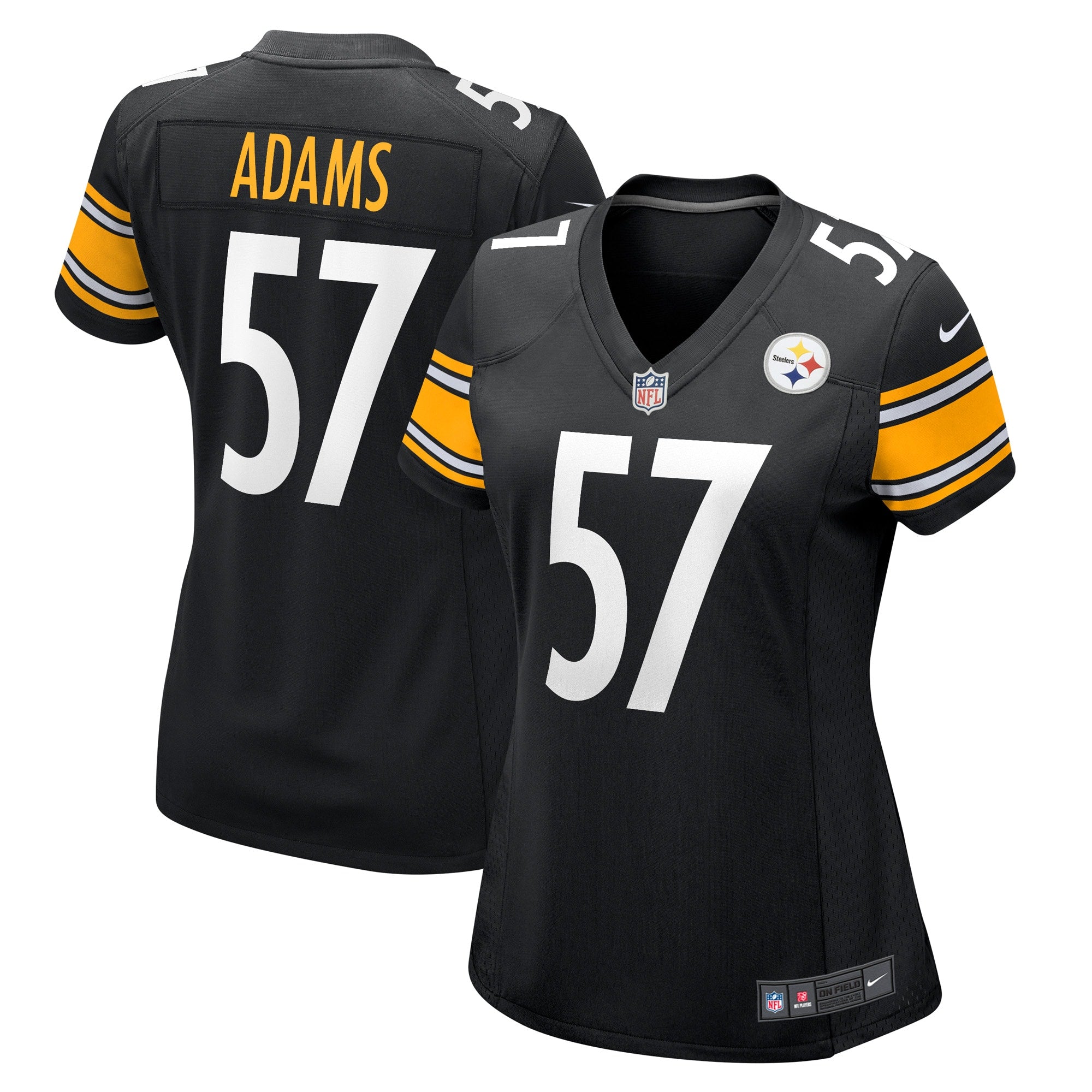Montravius Adams Pittsburgh Steelers Nike Women s Game Player Jersey   Black