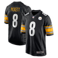 Men s Nike Kenny Pickett Black Pittsburgh Steelers Player Game Jersey