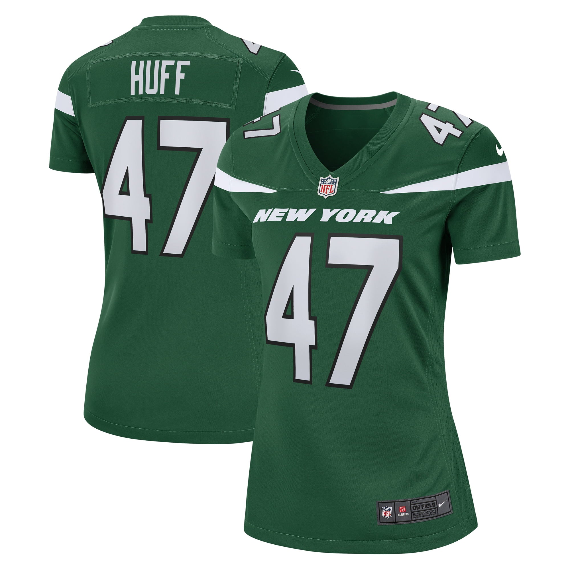Women s Nike Bryce Huff Gotham Green New York Jets Game Jersey