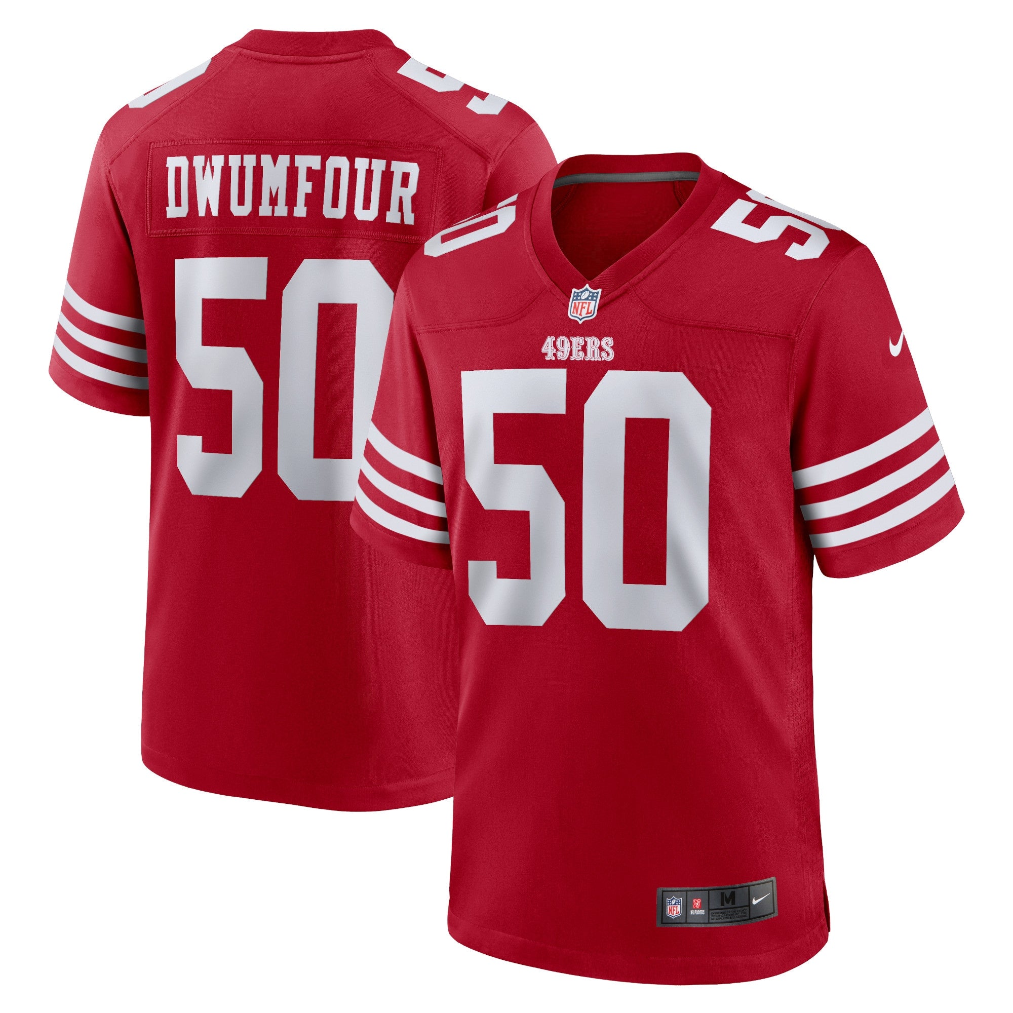 Michael Dwumfour San Francisco 49ers Nike Home Game Player Jersey   Scarlet