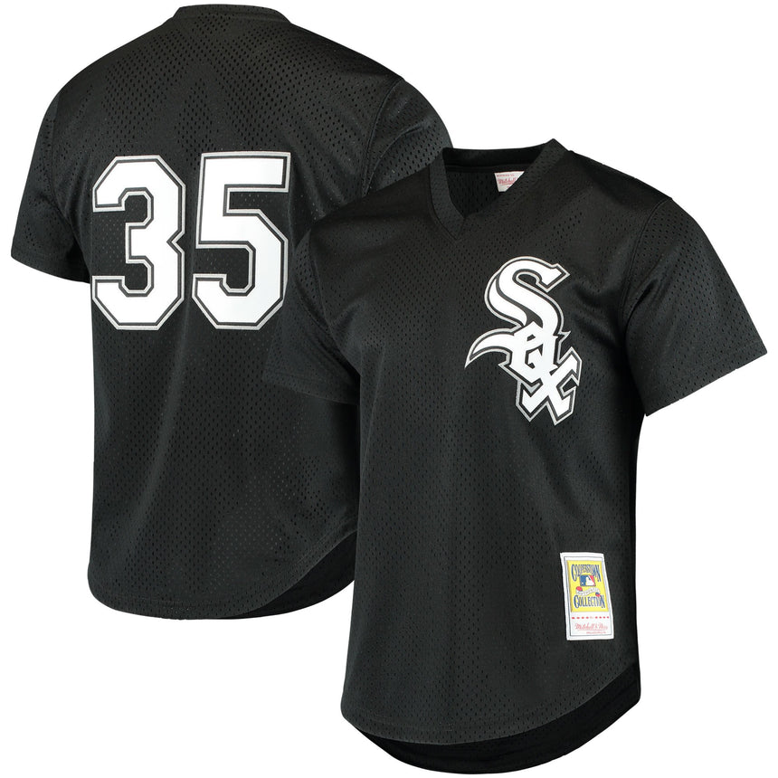 Frank Thomas Chicago White Sox Mitchell & Ness Cooperstown Mesh Batting Practice Jersey Black