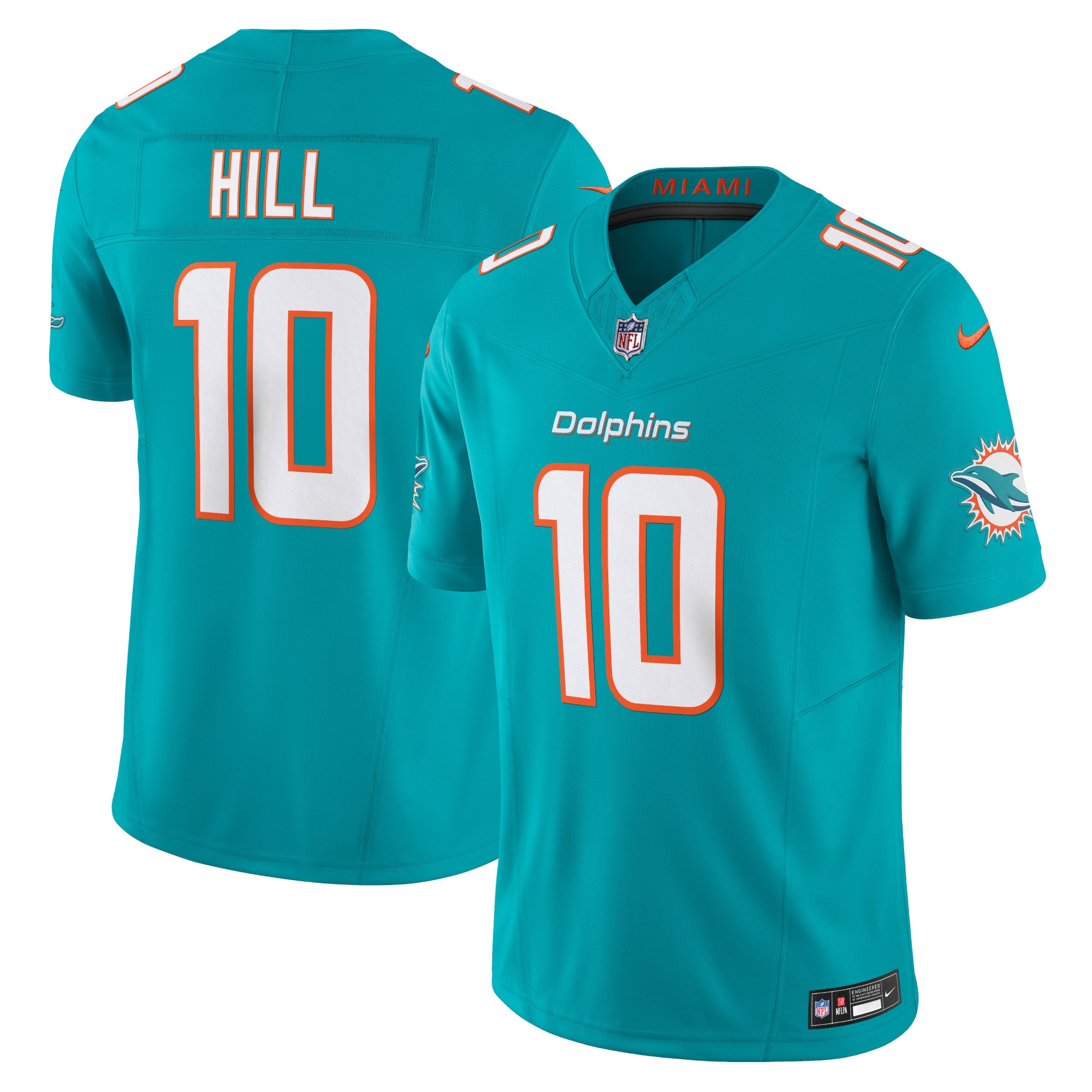 Tyreek Hill Miami Dolphins Nike Vapor F.U.S.E. Limited Jersey   Aqua
