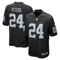Marcus Peters Las Vegas Raiders Nike Team Game Jersey    Black