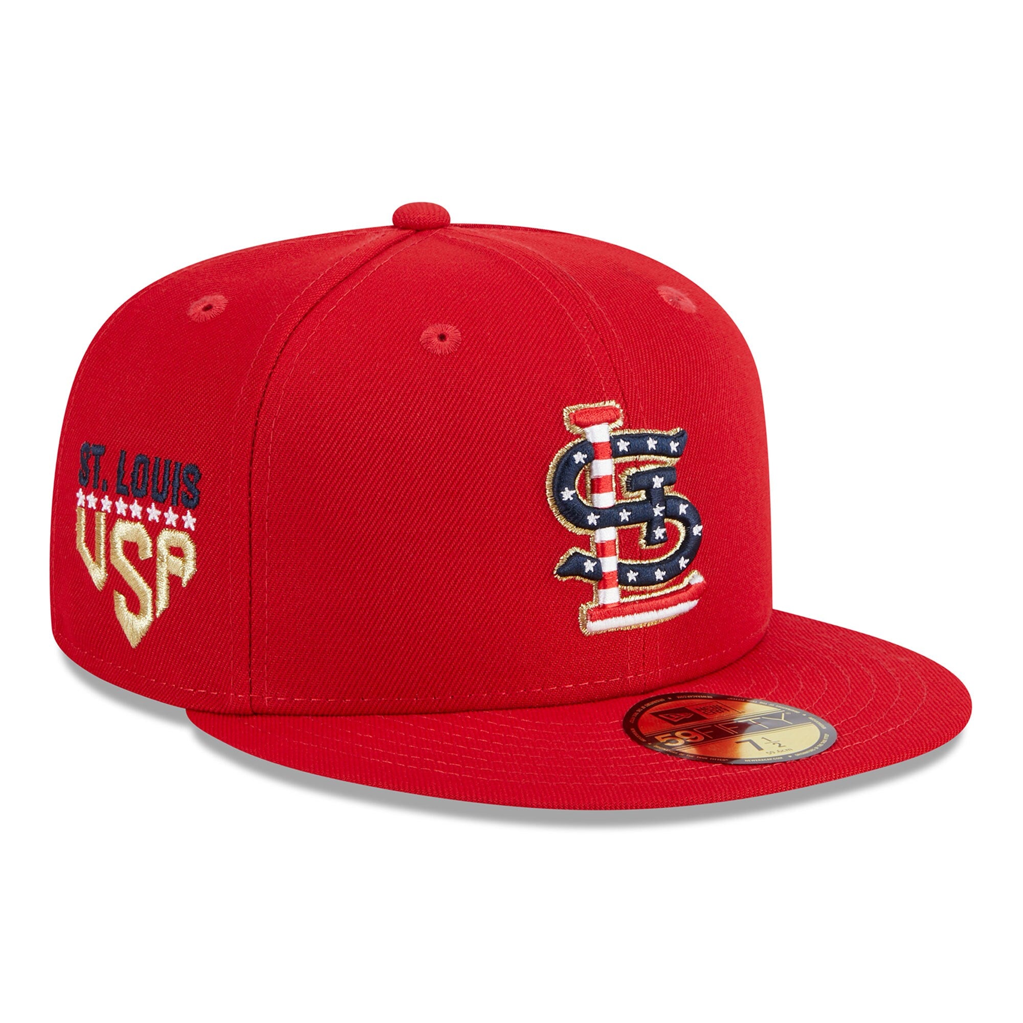 St. Louis Cardinals New Era 2023 Fourth of July 59FIFTY Fitted Hat - Red
