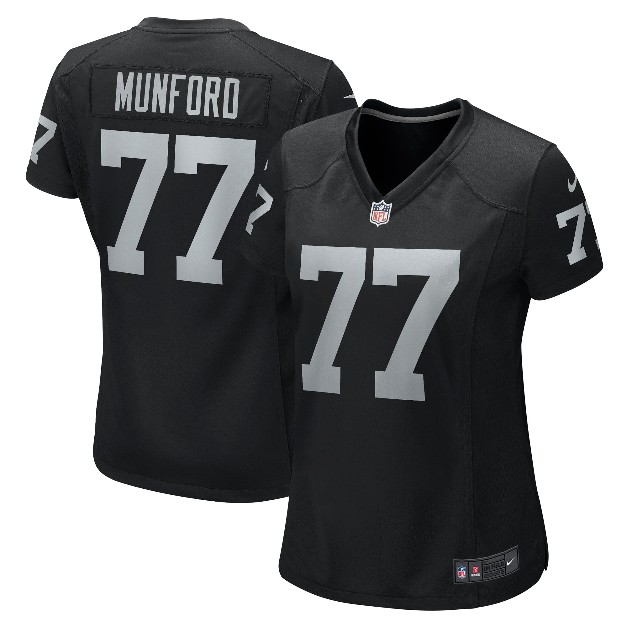 Thayer Munford Jr. Las Vegas Raiders Nike Women s Team Game Jersey    Black