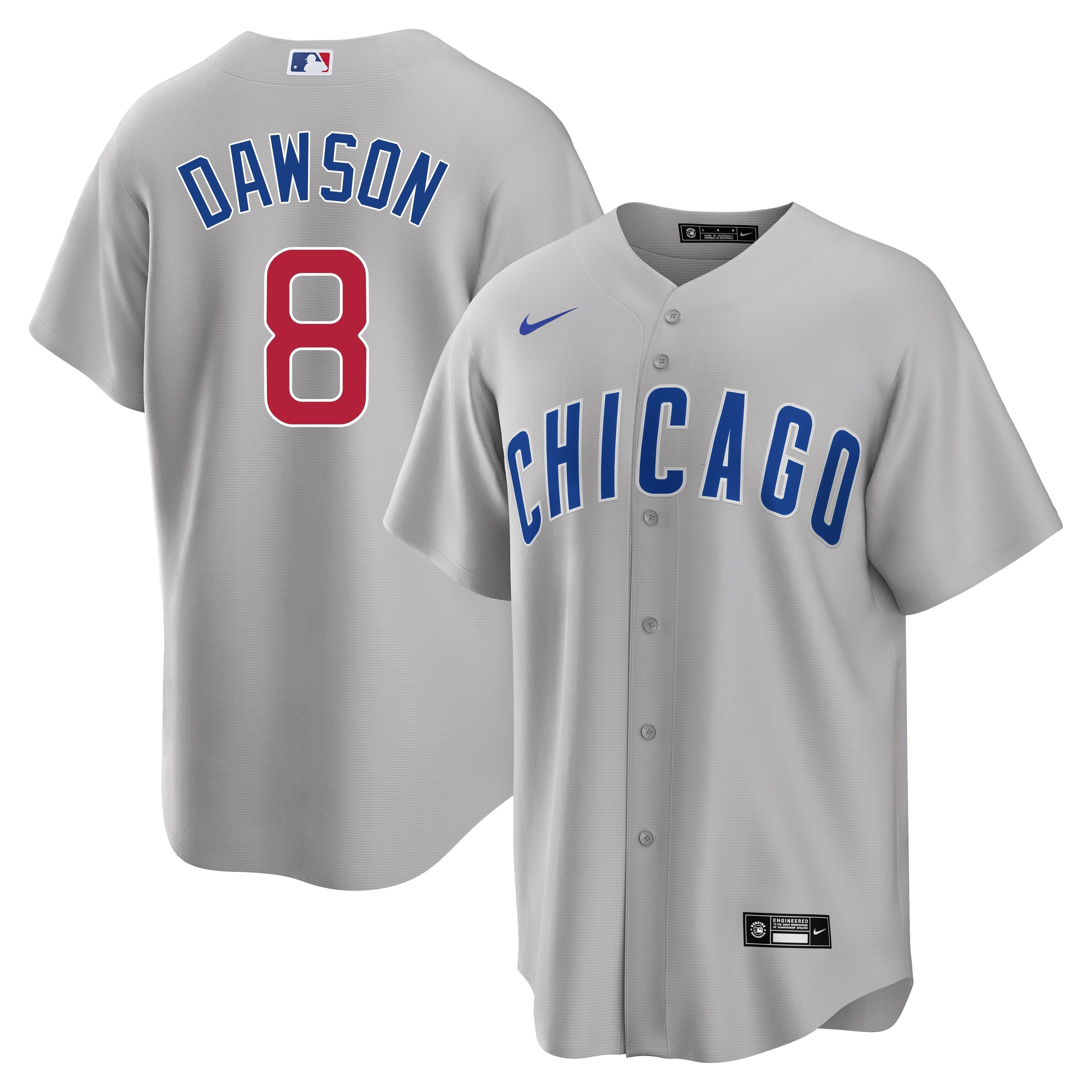 Andre Dawson Chicago Cubs Road Gray Men's Replica Jersey