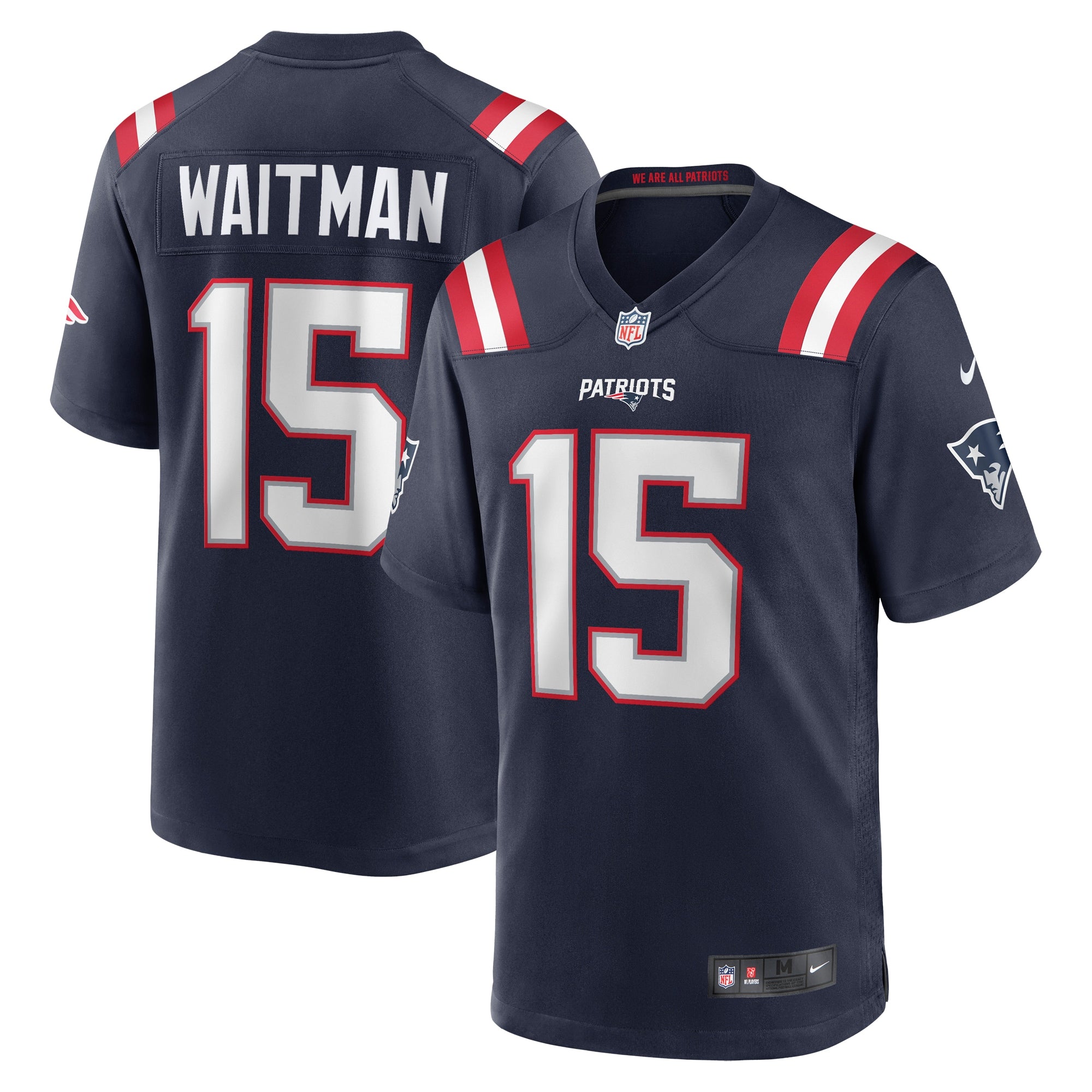 Corliss Waitman New England Patriots Nike Game Jersey   Navy