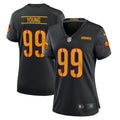 Chase Young Washington Commanders Nike Women s Alternate Game Jersey   Black