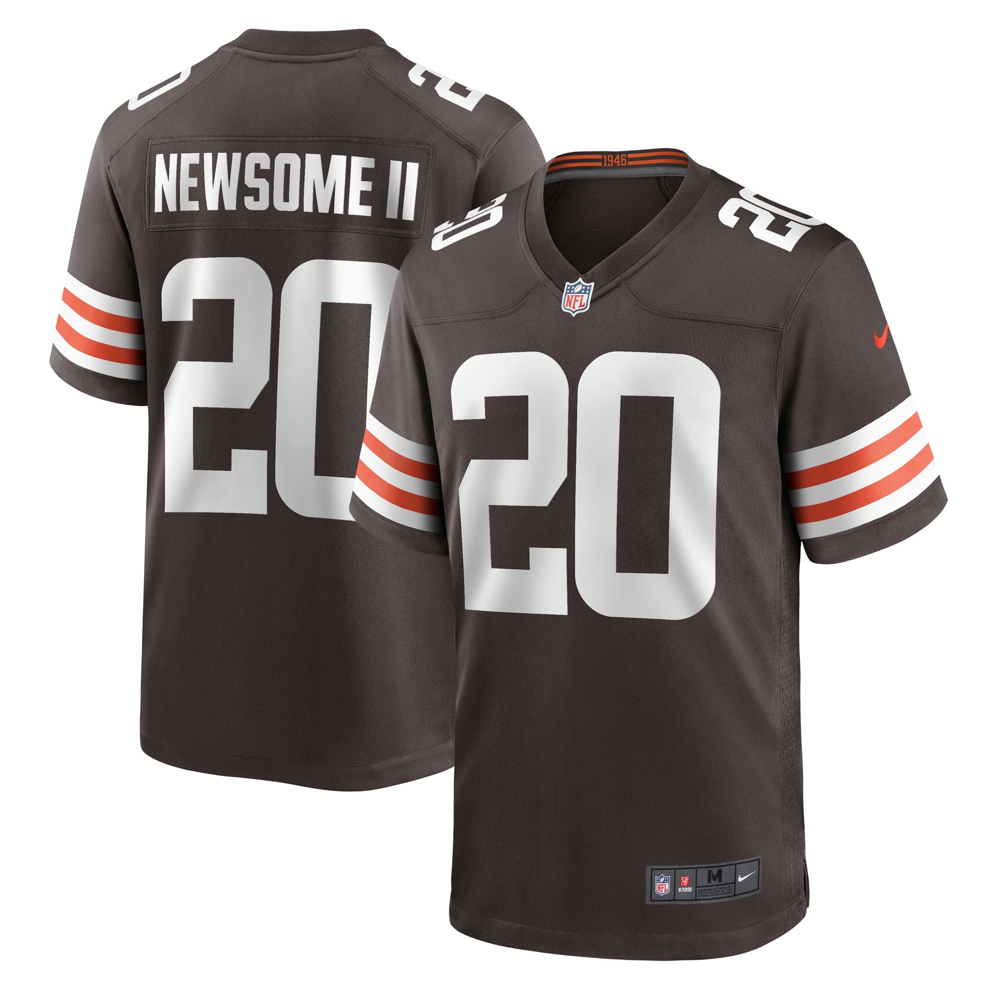 Gregory Newsome II Cleveland Browns Nike Game Jersey   Brown