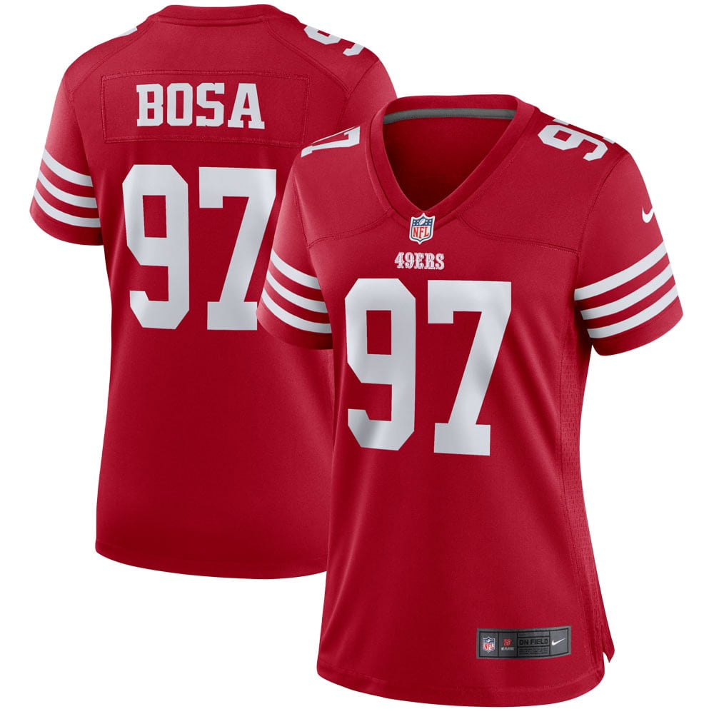 Women s Nike Nick Bosa Scarlet San Francisco 49ers Player Game Jersey