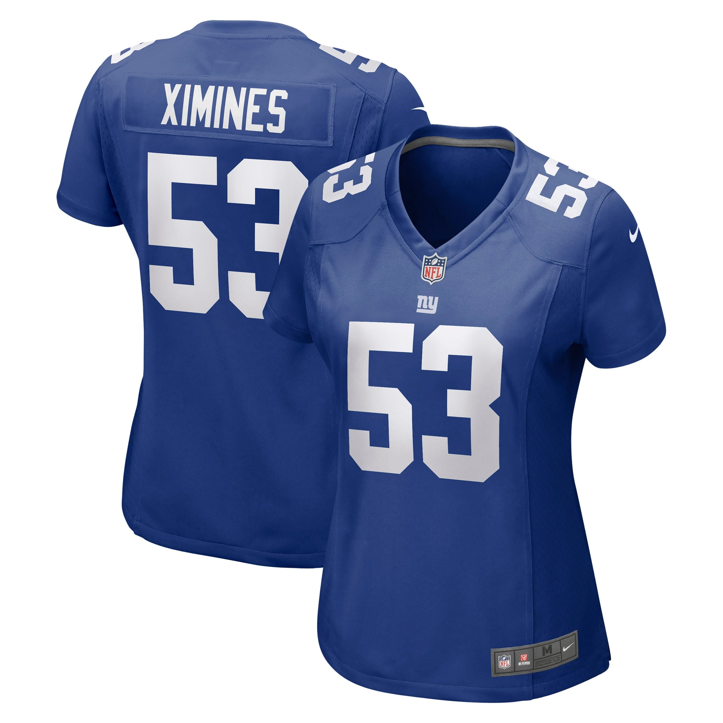 Women s Nike Oshane Ximines Royal New York Giants Game Jersey