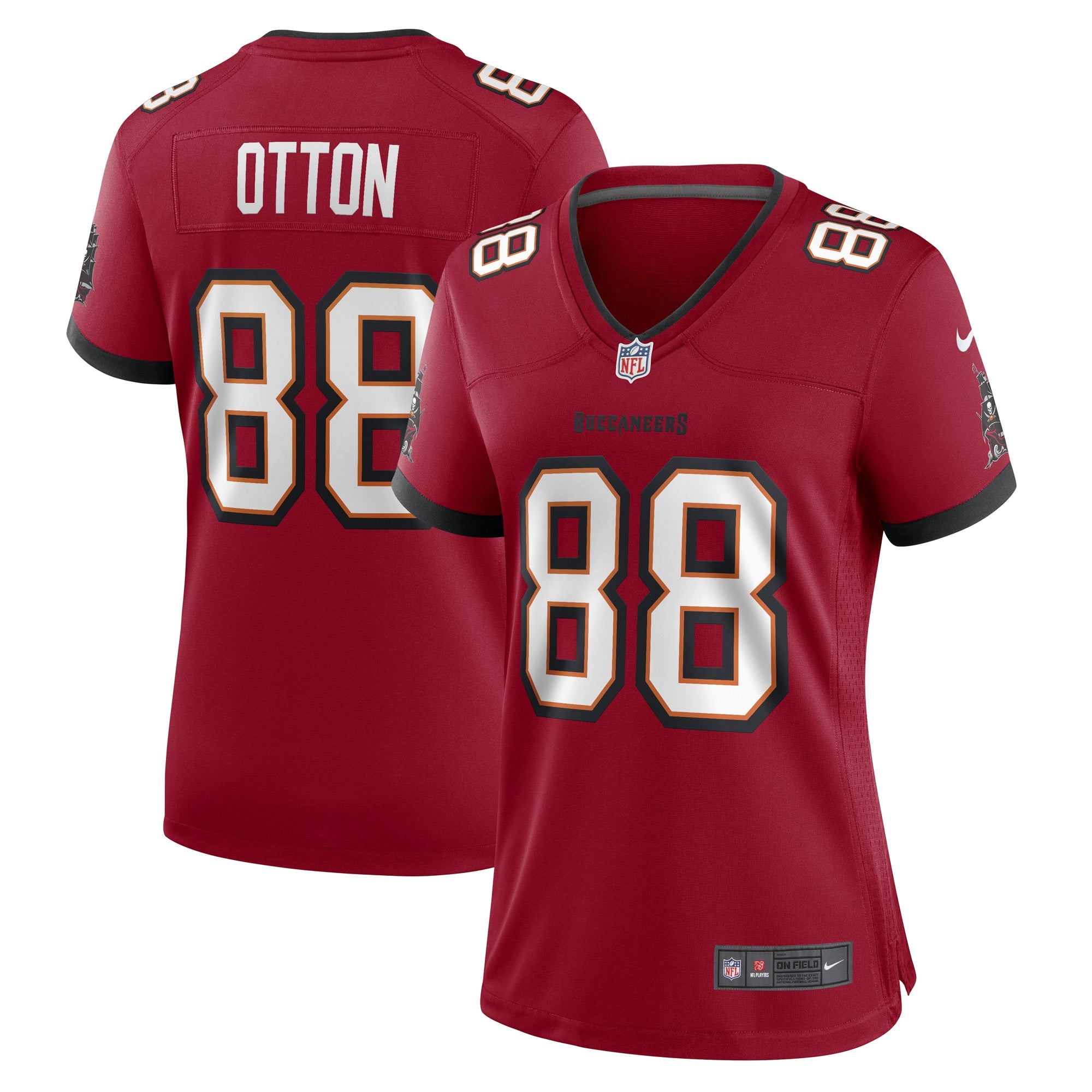 Cade Otton Tampa Bay Buccaneers Nike Women s Game Player Jersey   Red