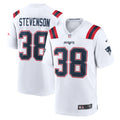 Rhamondre Stevenson New England Patriots Nike Game Player Jersey   White