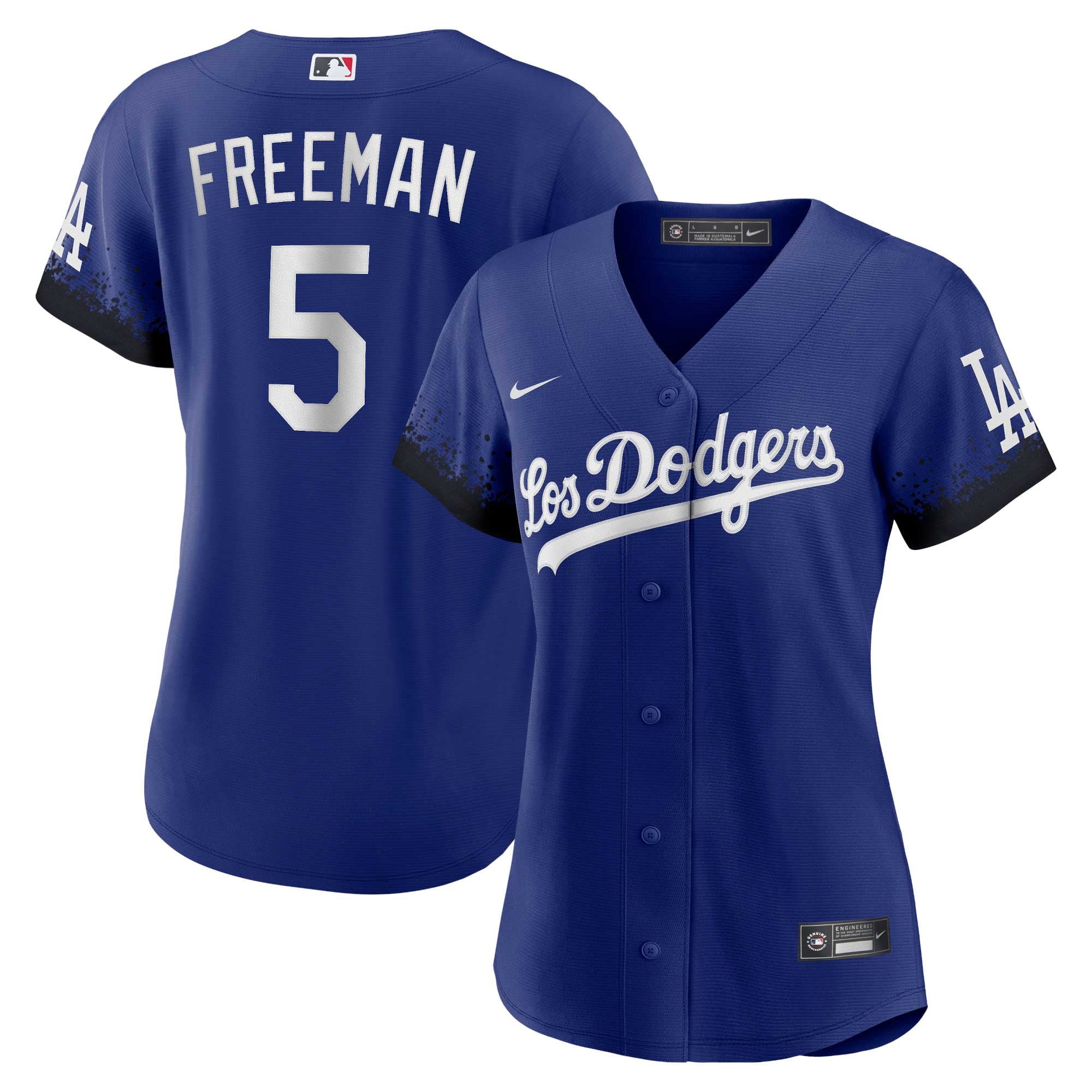 Women's Nike Freddie Freeman Royal Los Angeles Dodgers City Connect Replica Player Jersey