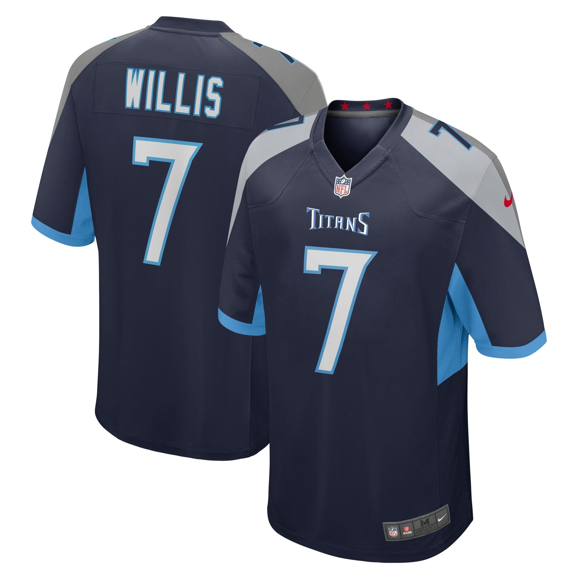 Malik Willis Tennessee Titans Nike Player Game Jersey   Navy