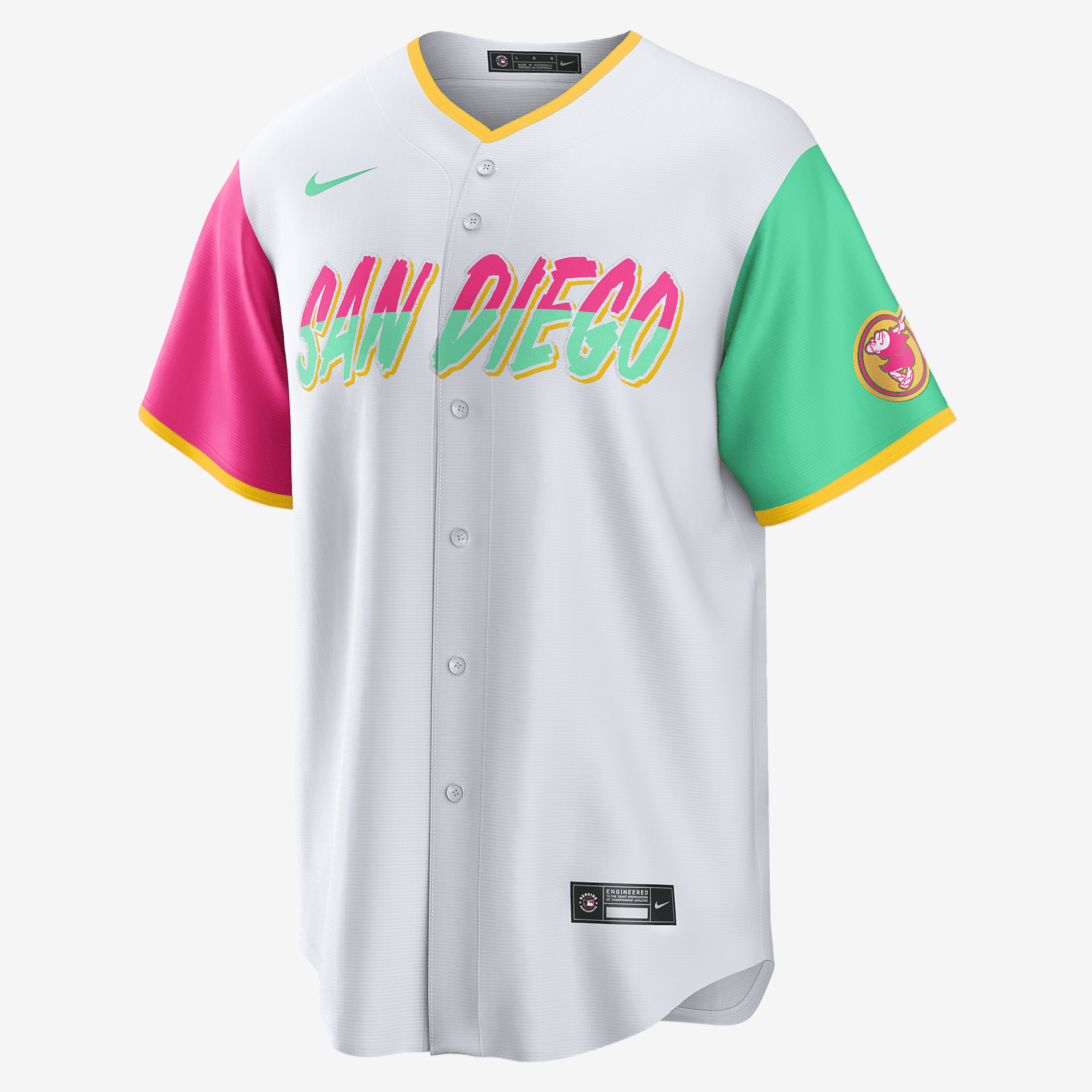 MLB San Diego Padres City Connect (Fernando Tatis Jr.) Men's Replica Baseball Jersey - White
