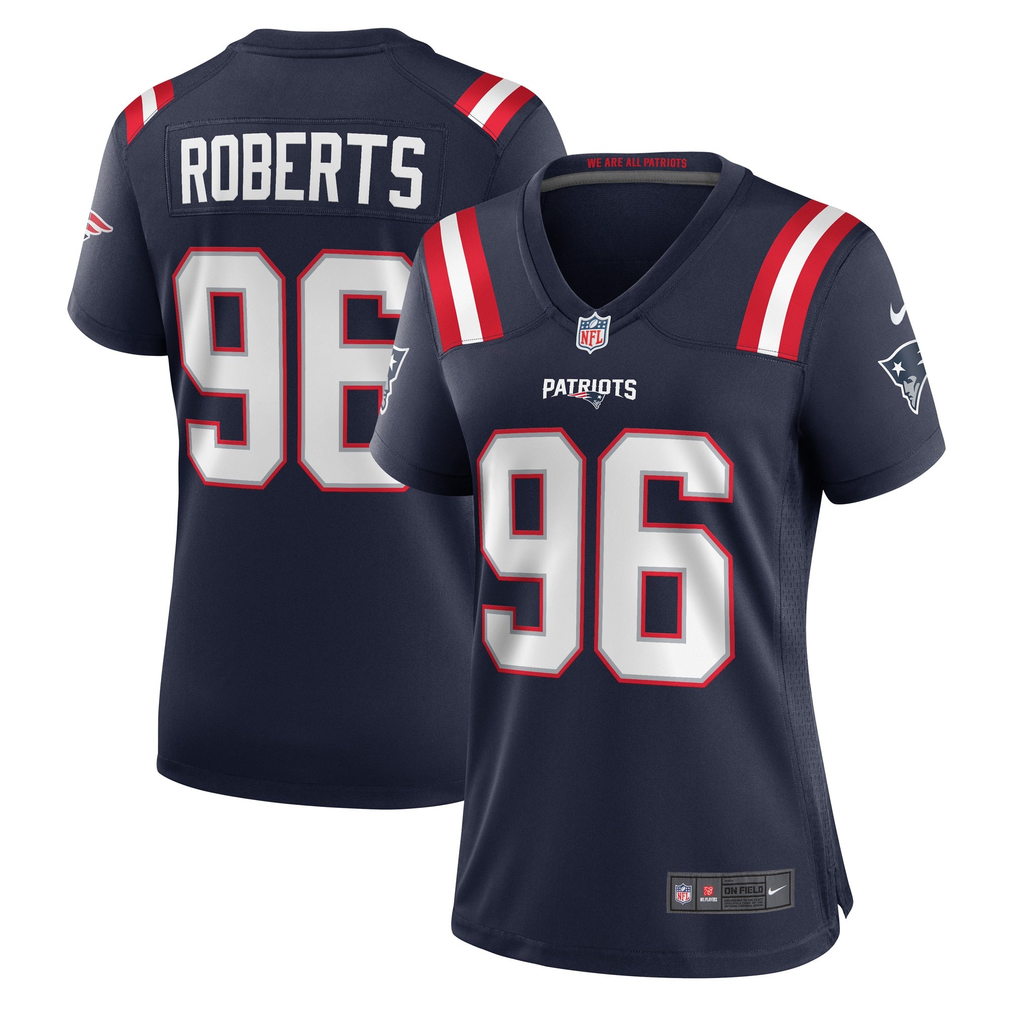 Sam Roberts New England Patriots Nike Women s Game Player Jersey   Navy