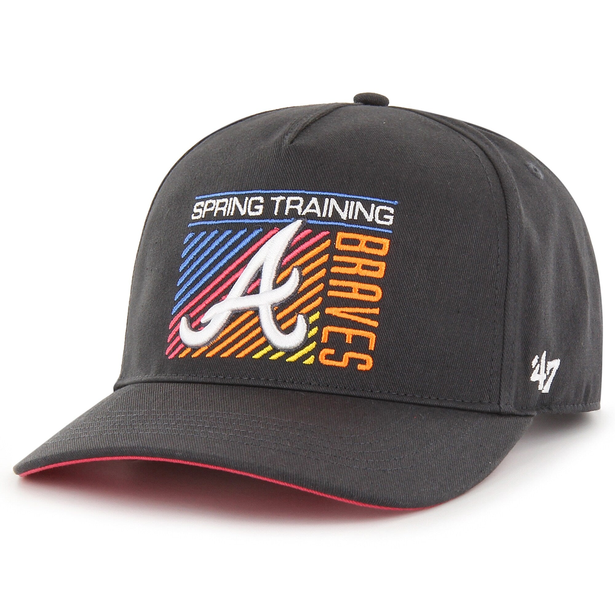 Atlanta Braves '47 2023 Spring Training Reflex Hitch Snapback Hat - Charcoal