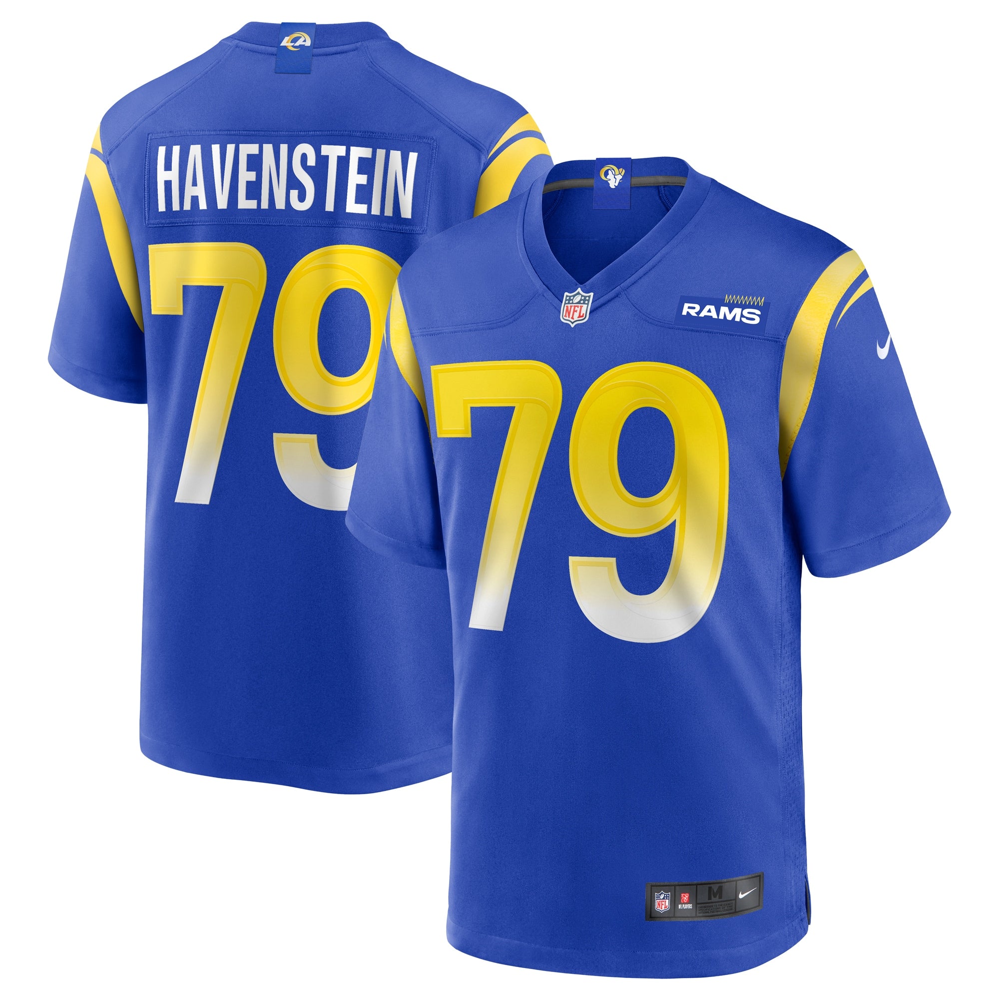 Rob Havenstein Los Angeles Rams Nike Game Jersey   Royal