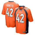 Men s Nike Nik Bonitto Orange Denver Broncos Game Player Jersey