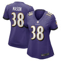 Women s Nike Ben Mason Purple Baltimore Ravens Game Jersey