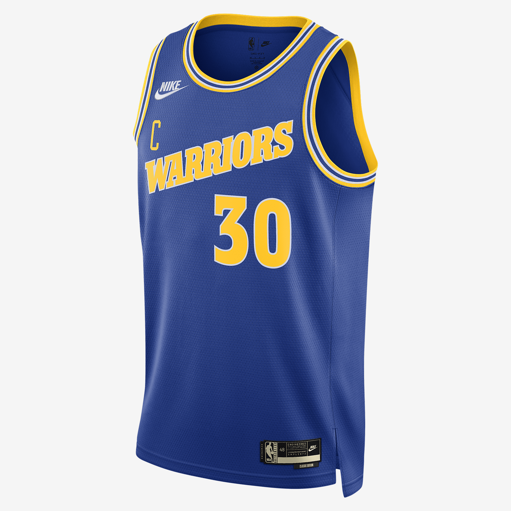 Golden State Warriors Nike Dri-FIT NBA Swingman Jersey - Rush Blue
