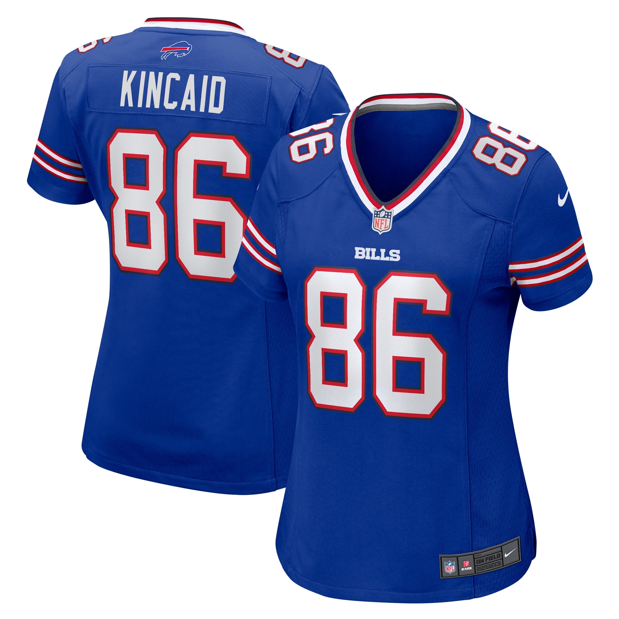 Dalton Kincaid Buffalo Bills Nike Women s Home Game Jersey   Royal
