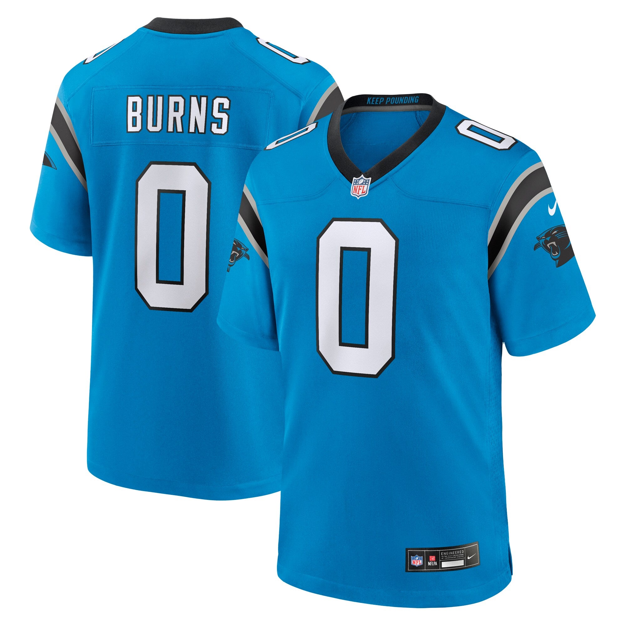 Brian Burns Carolina Panthers Nike Alternate Game Jersey   Blue