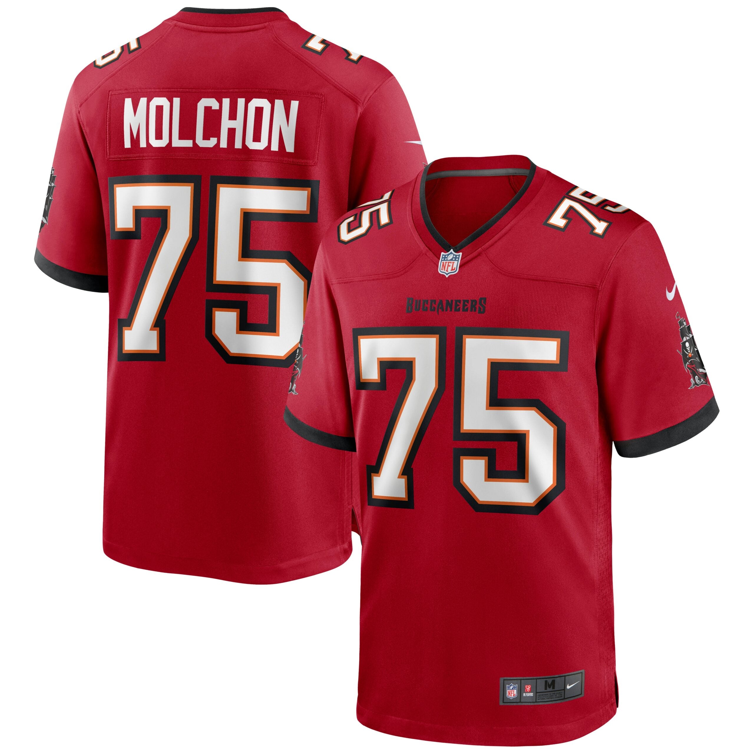 John Molchon Tampa Bay Buccaneers Nike Game Jersey   Red