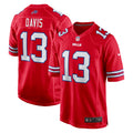 Gabe Davis Buffalo Bills Nike Alternate Game Jersey   Red
