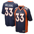 Youth Denver Broncos Javonte Williams Game Jersey   Navy