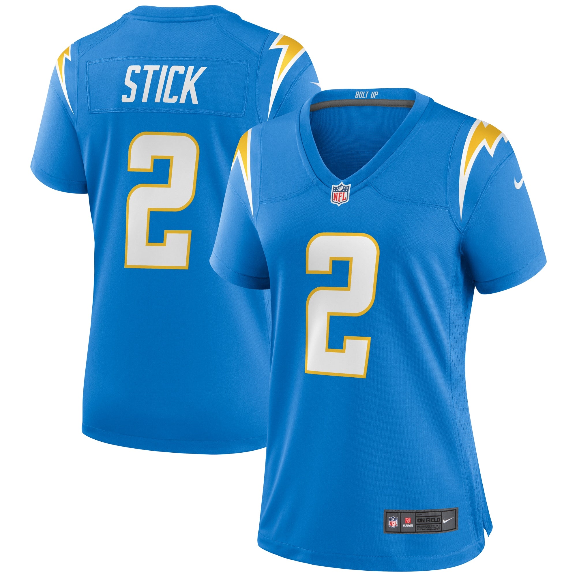 Easton Stick Los Angeles Chargers Nike Women s Game Jersey   Powder Blue