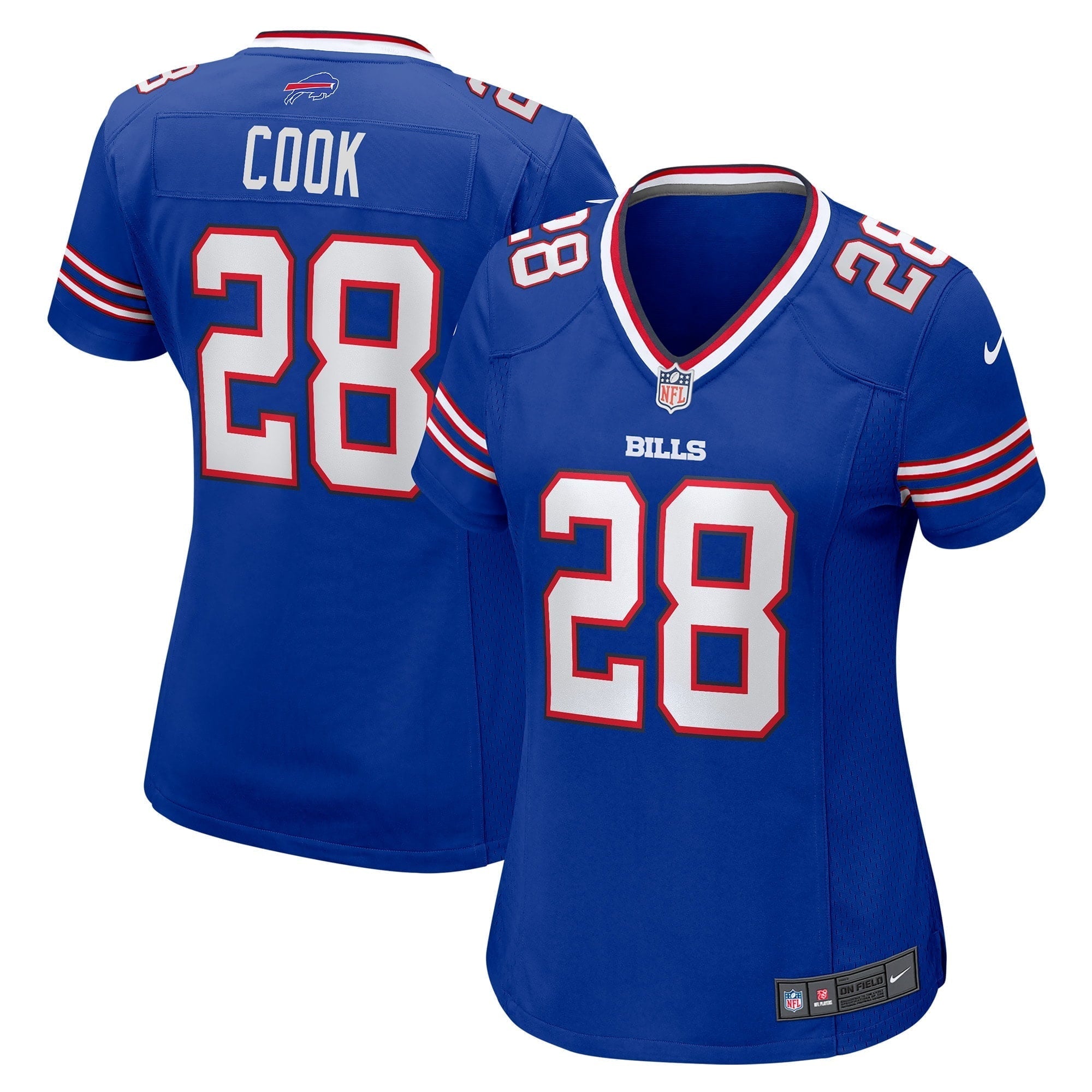 Women s Nike James Cook Royal Buffalo Bills Game Player Jersey