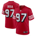 Men s Nike Nick Bosa Scarlet San Francisco 49ers Alternate Game Jersey