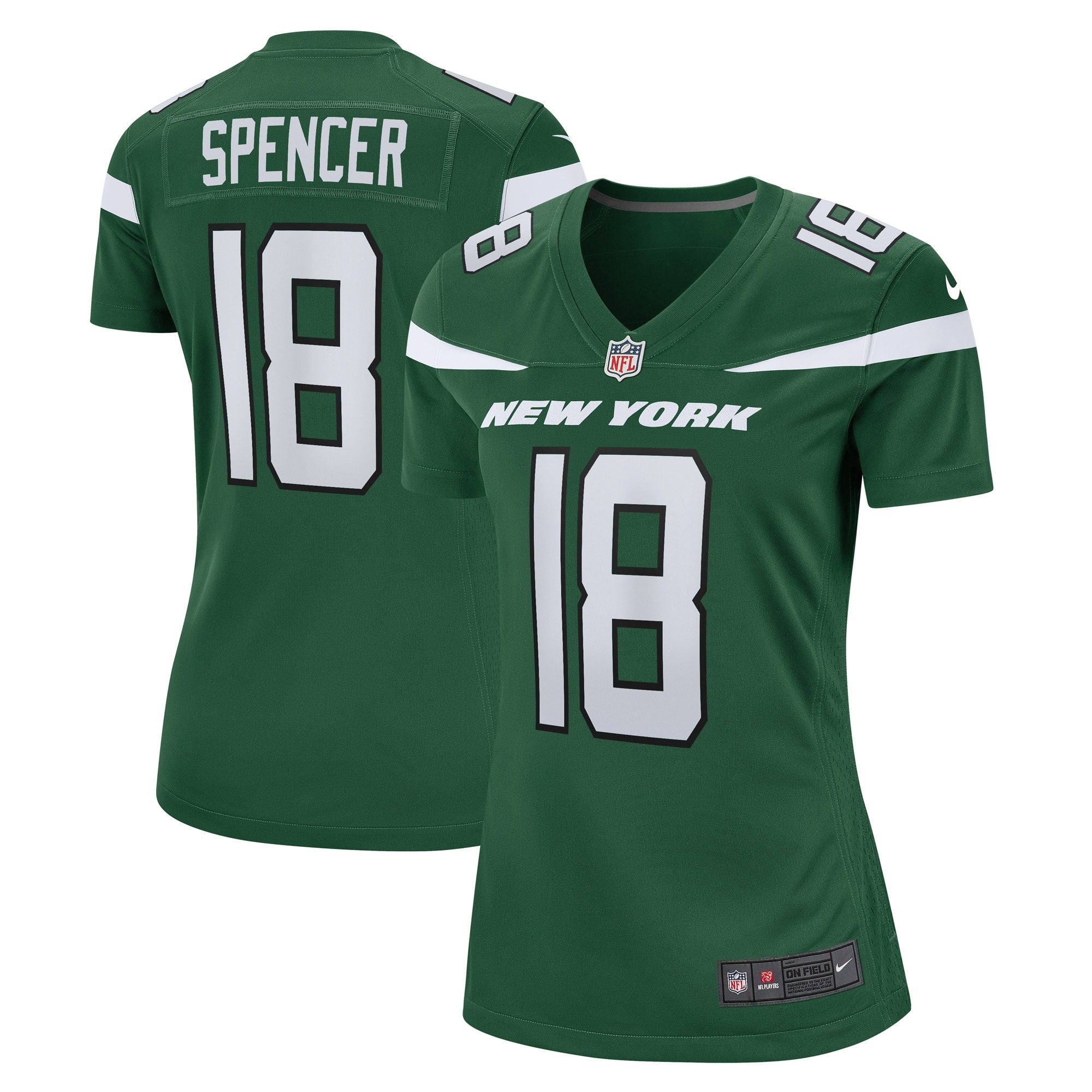 Diontae Spencer New York Jets Nike Women s Game Player Jersey   Gotham Green