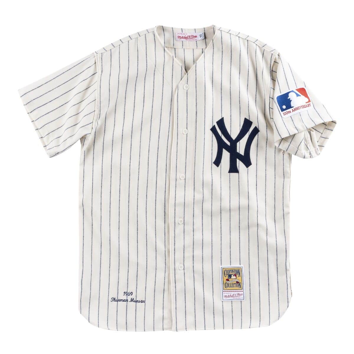 Authentic Jersey New York Yankees Home 1969 Thurman Munson