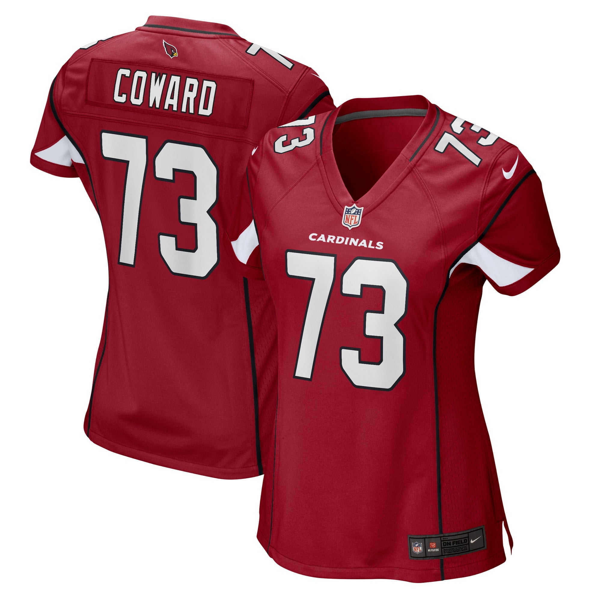 Women s Nike Rashaad Coward Cardinal Arizona Cardinals Game Player Jersey