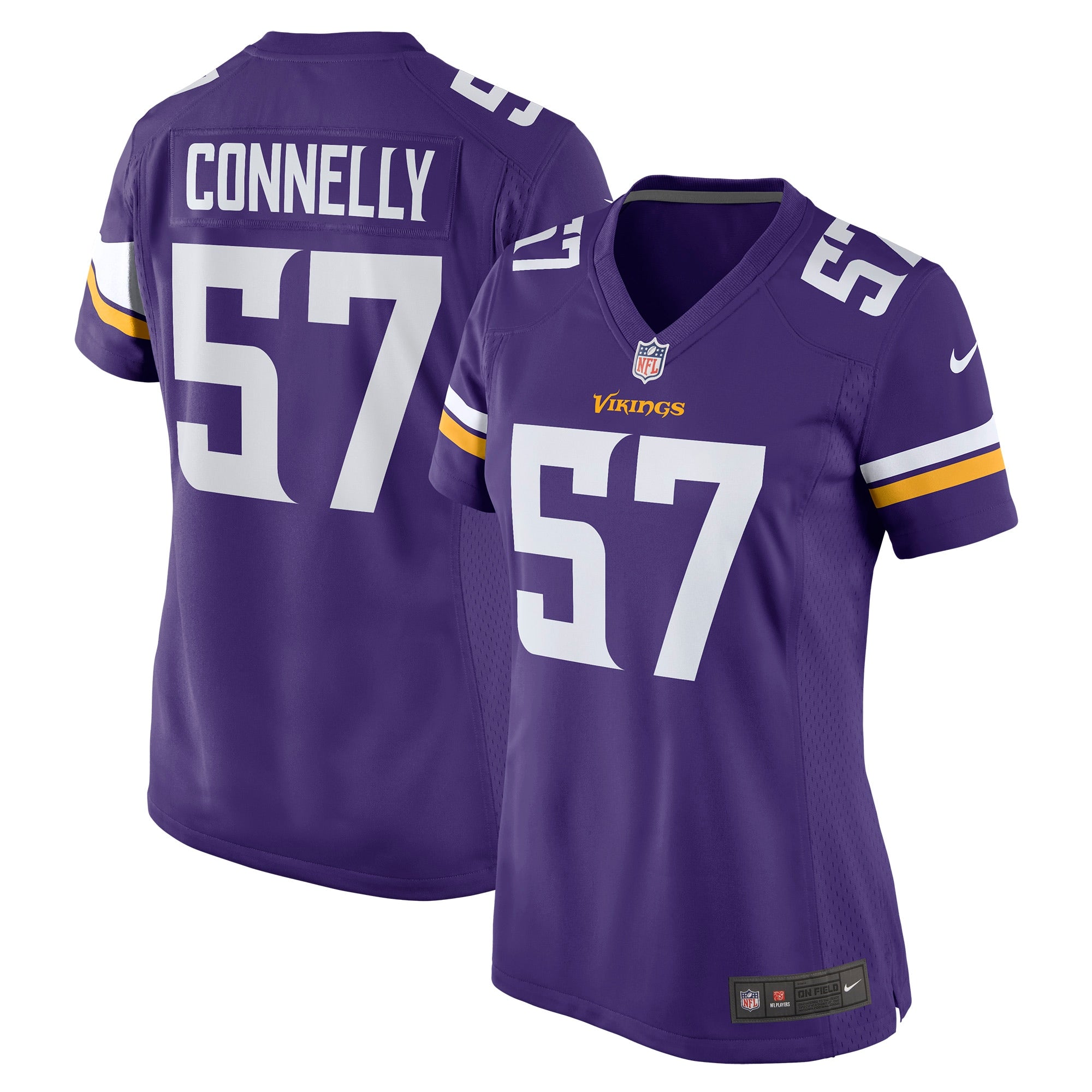 Ryan Connelly Minnesota Vikings Nike Women s Game Jersey   Purple