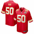 Men s Nike Willie Gay Red Kansas City Chiefs Game Jersey