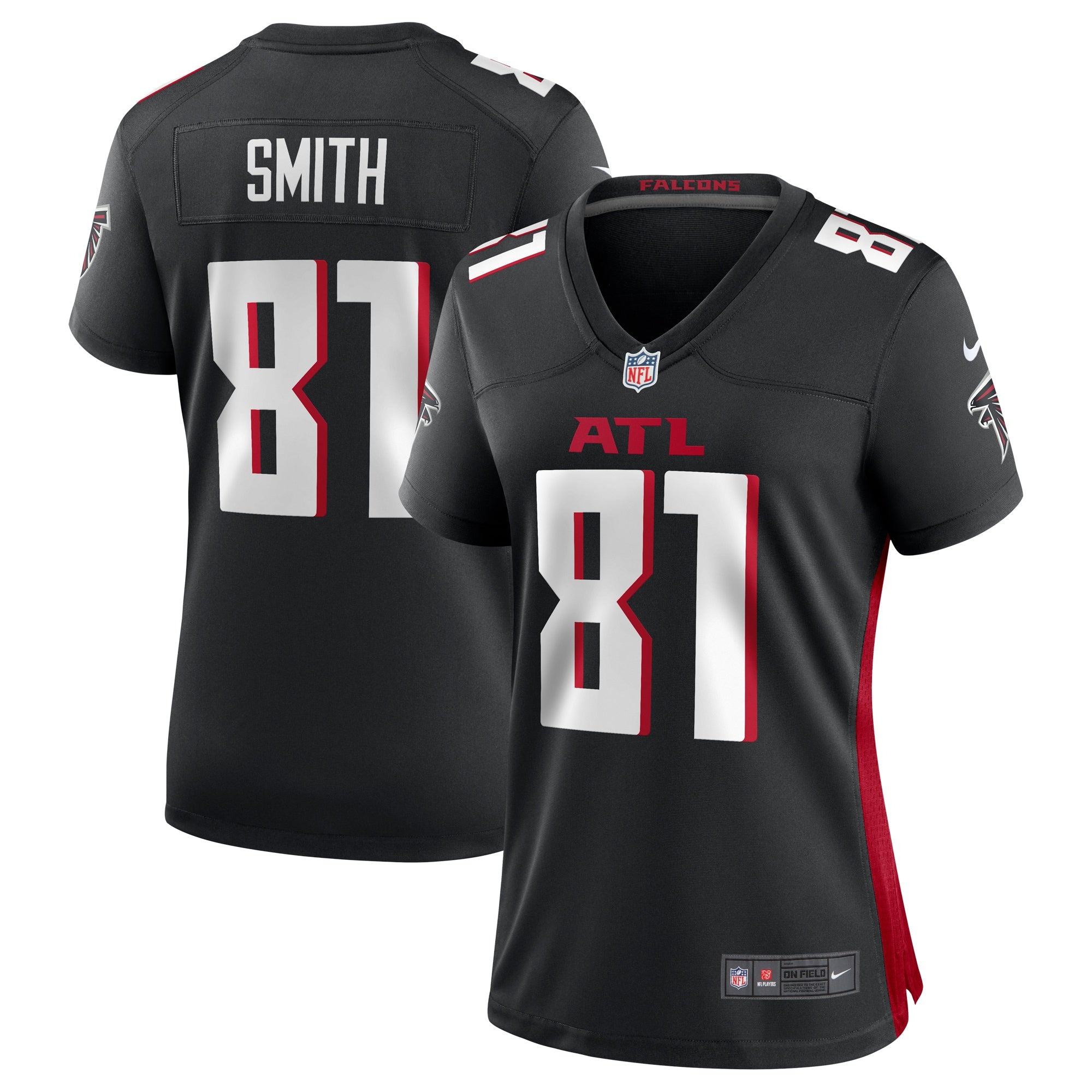 Jonnu Smith Atlanta Falcons Nike Women s Game Player Jersey   Black