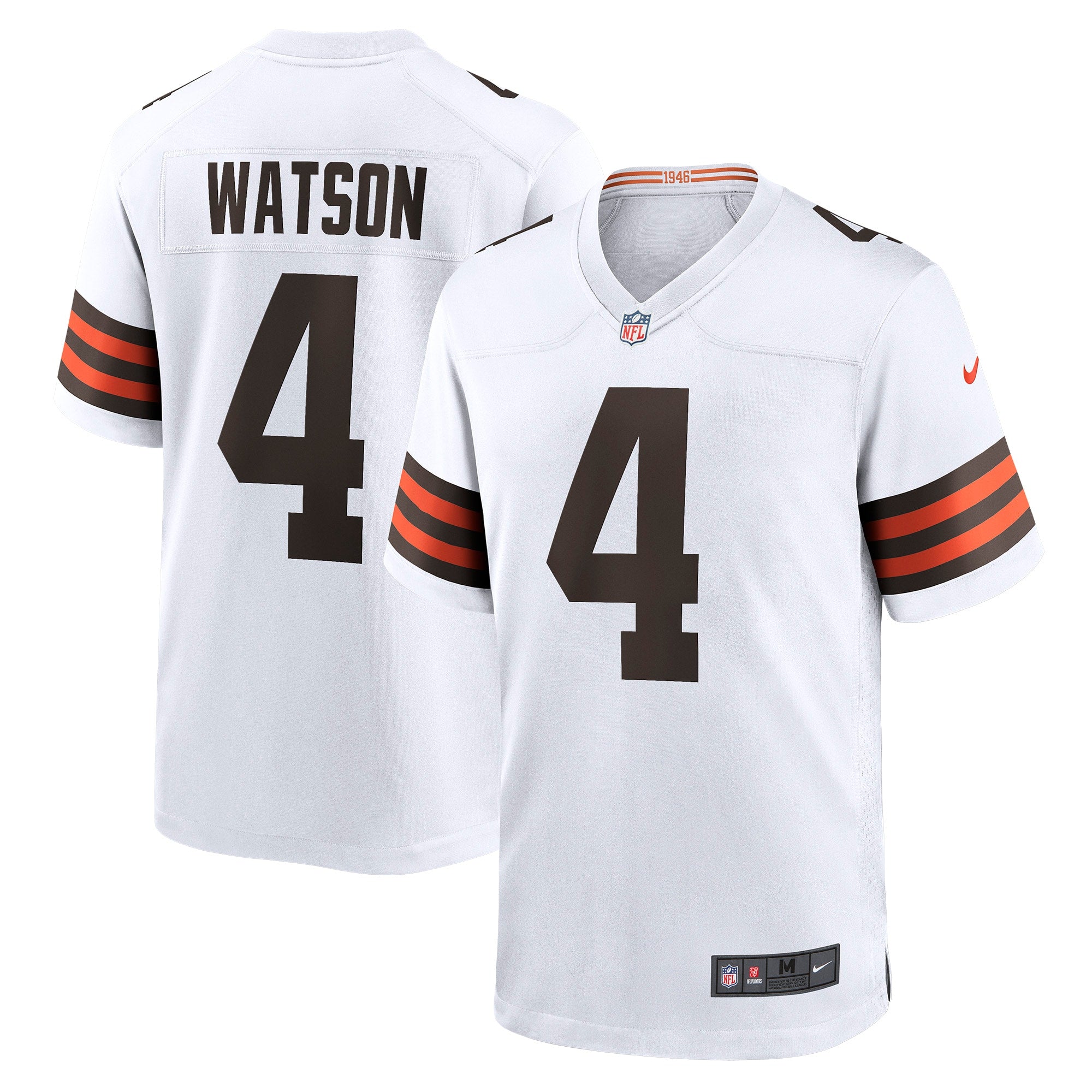 Deshaun Watson Cleveland Browns Nike Game Jersey   White