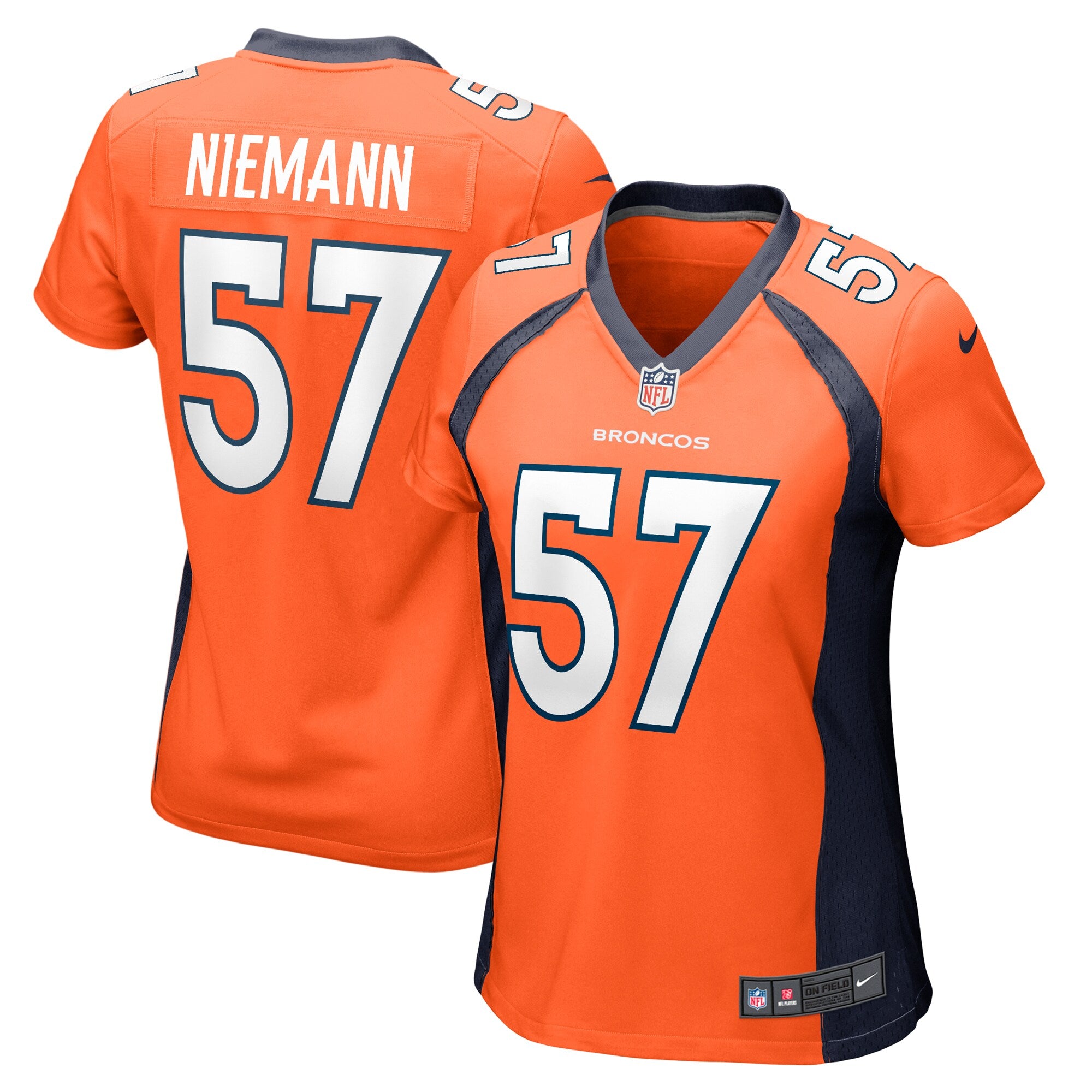 Ben Niemann Denver Broncos Nike Women s Team Game Jersey    Orange