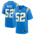 Men s Nike Khalil Mack Powder Blue Los Angeles Chargers Game Jersey