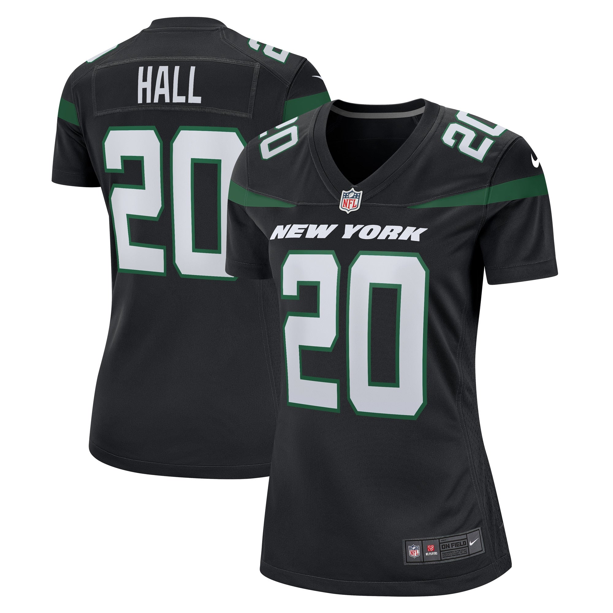 Breece Hall New York Jets Nike Women s Alternate Game Player Jersey   Stealth Black