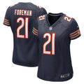 Women s Nike D Onta Foreman Navy Chicago Bears Game Jersey