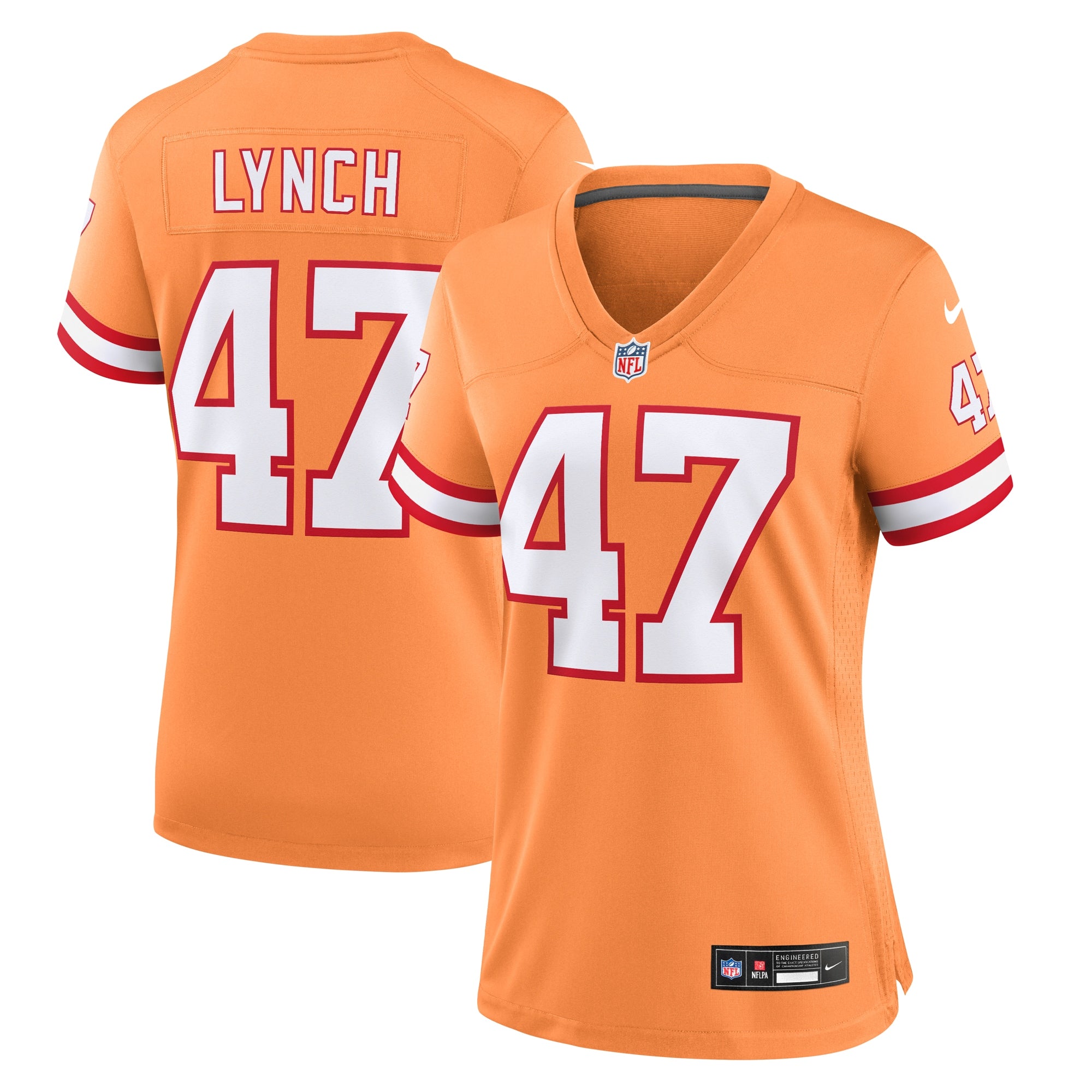 John Lynch Tampa Bay Buccaneers Nike Women s Throwback Game Jersey   Orange