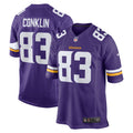 Tyler Conklin Minnesota Vikings Nike Game Jersey   Purple