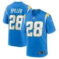 Men s Nike Isaiah Spiller Powder Blue Los Angeles Chargers Game Jersey
